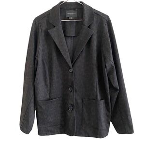 Christian Siriano Animal Print Blazer